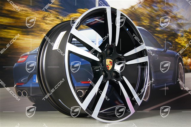 21-inch Turbo II wheel, 10J x 21 ET50, black high gloss