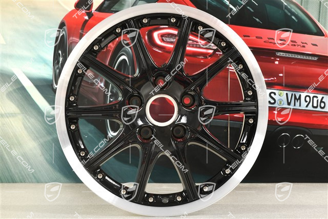 18-inch GT3 Sport Design wheel rim, 8J x 18 ET52, black high gloss