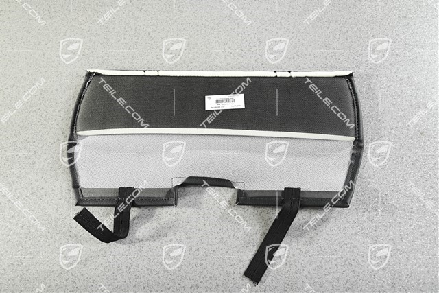 Fabric cover / Trim for Backrest shell, Black