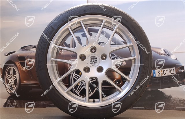 20-inch RS Spyder Design summer wheel set, wheels 9,5J x 20 ET65 + 11J x 20 ET68+tyres 255/40 ZR20 + 295/35 ZR20, Michelin