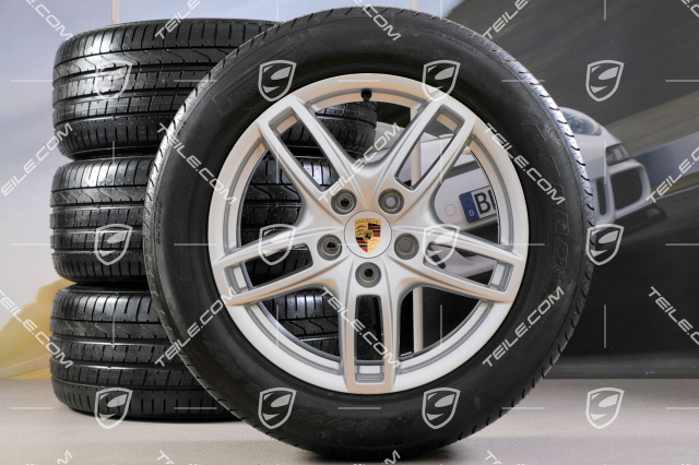 19-inch Cayenne Design II summer wheel set, 4 wheels 8,5 J x 19 ET 59 + 4 tyres 265/50 R 19 110Y XL, without TPMS