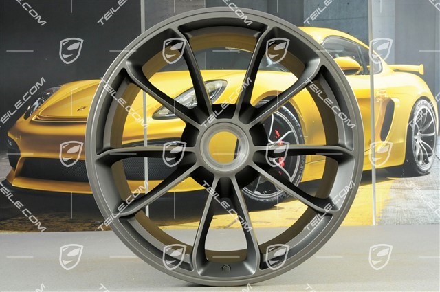 20" rims set GT3, 9J x 20 ET55 + 12J x 20 ET47, Platinum satin mat