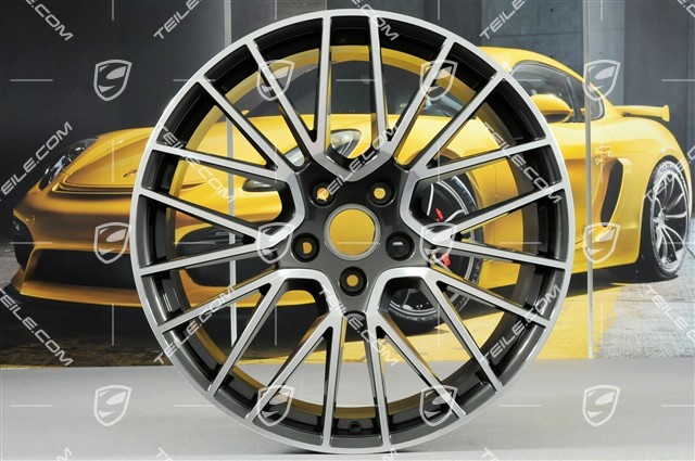 21-inch wheel rim set Cayenne RS Spyder, 11J x 21 ET58 + 9,5J x 21 ET46