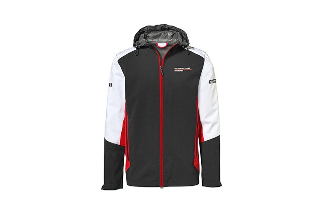 Motorsport Kollektion, Windbreaker Jacke, Unisex, schwarz/rot/weiß, XS 44/46