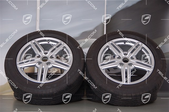 19-inch Cayenne Design II all-season wheel set, 4 wheels 8,5 J x 19 ET 59 + 4 all-season Good Year tyres 265/50 R 19 110V XL M+S, without TPMS