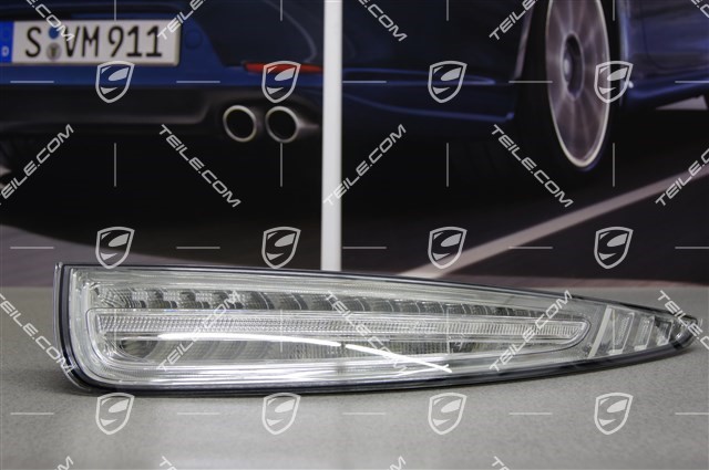 Rear light, in clear glass look (white), R