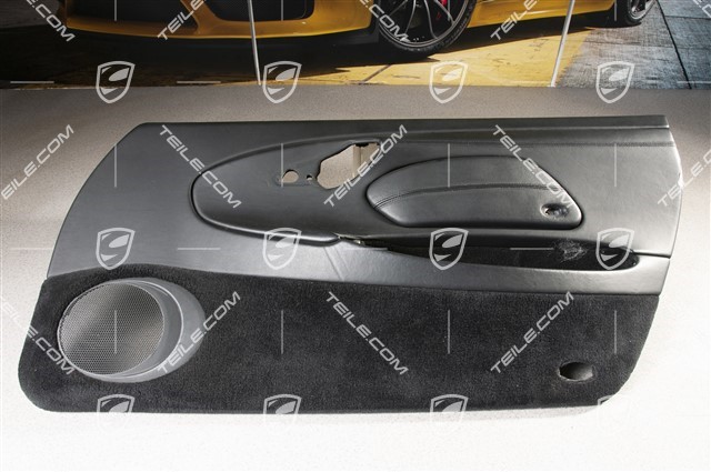 Tapicerka drzwi z blendą airbaga, Sound pakiet Bose, skóra, Czarna, R