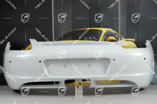 Bumper covering, rear, with PDC sensor holes