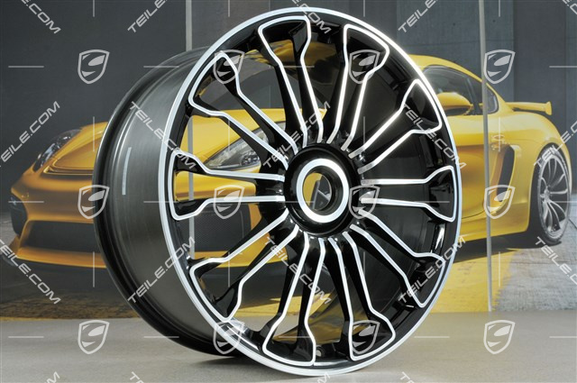 20-inch wheel 918 SPYDER, Zentralverschluss, 9,5J x 20 ET57, black high gloss