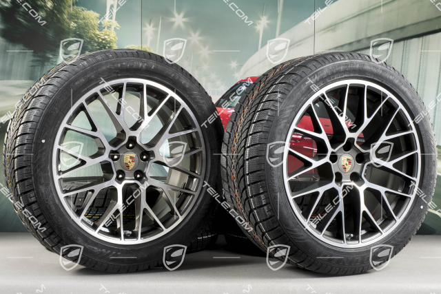 20-inch "RS Spyder Design" winter wheels set, rims 9J x 20 ET26 + 10J x 20 ET19 + NEW Dunlop Winter Sport 4D winter tyres 265/45 R20 + 295/40 R20, with TPMS