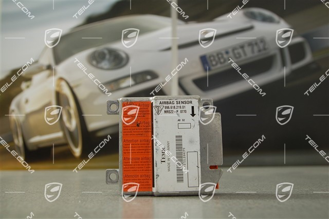 Sterownik, czujnik / 4 x airbag (kierowca i pasażer + 2 x airbag boczny)