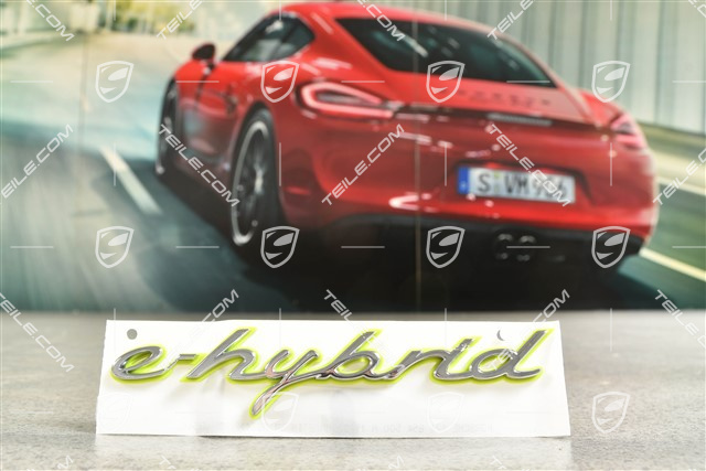 Lateral "e-hybrid" logo, R