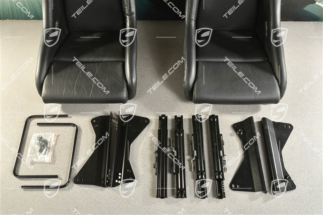 Schalensitze, Leder, schwarz, L+R