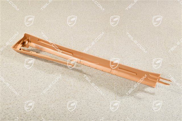 Front seat rail cover, front, Sand Beige, L