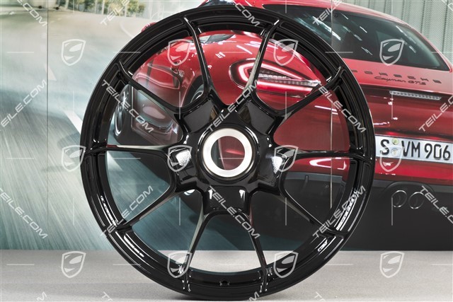 20" Felga 911 Turbo S Exclusive Design, 9J x 20 ET51, czarny wysoki połysk