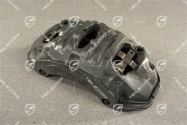 Brake calliper, front axle, silver, R