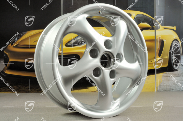 17-inch Carrera wheel set, 7J x 17 ET55 + 8,5J x 17 ET50