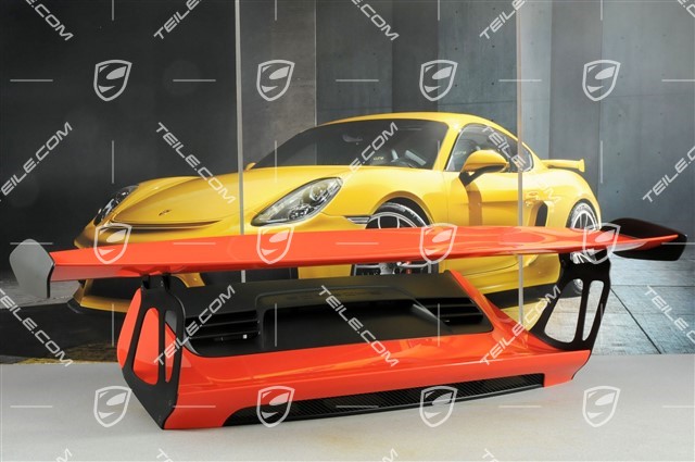 GT3 RS combined rear spoiler lid, komplett