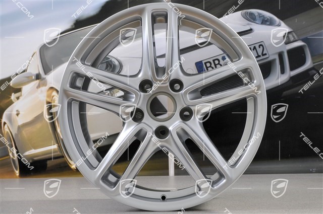 19" Felga Panamera TURBO, 9J x 19 ET60, brylantowy chrom