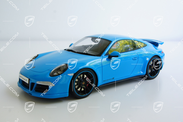 GT Spirit - Porsche 911 (991) Carrera 4S AeroKit CUP, Riviera Blue, scale 1:18