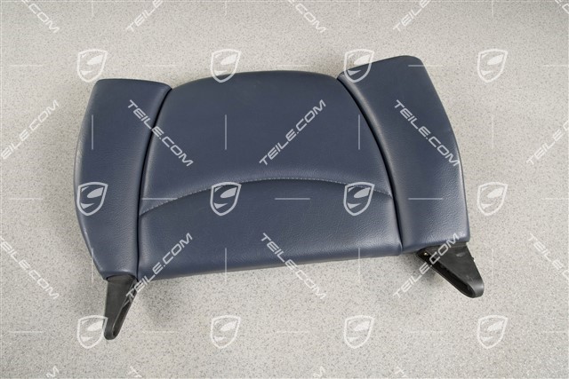 Back seat backrest, rear, leatherette, night blue, Coupe/Targa, R