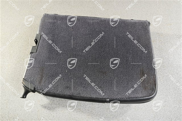 Rear seat backrest, leather, metropole blue, Cabrio, R