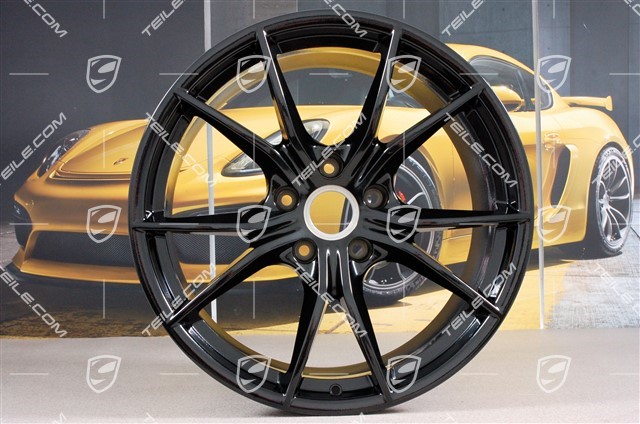 20-inch wheel rim Carrera S IV, 10J x 20 ET45, high-gloss black