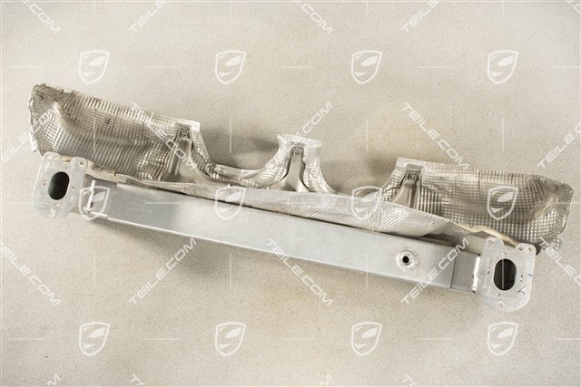 Bumper reinforcement rear, with heat protection, for car equipped with Sports exhaust system
