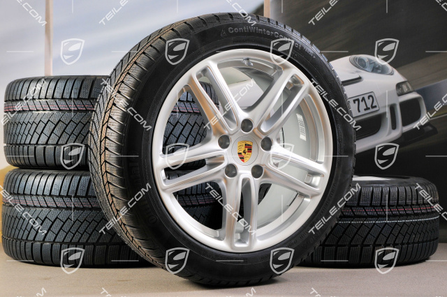 19-inch TURBO winter wheel set, wheels 9J x 19 ET 60 + 10J x 19 ET61 + NEW Continental winter tyres 255/45 R19+285/40 R19