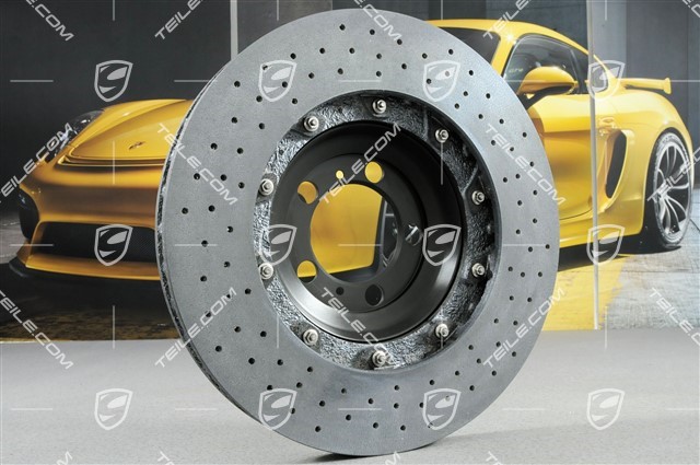 PCCB Ceramic brake disc set, 2x front + 2x rear, 991 GT3/GT3RS/GT2RS