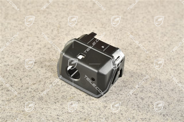 Trim cover for reversing camera, rear