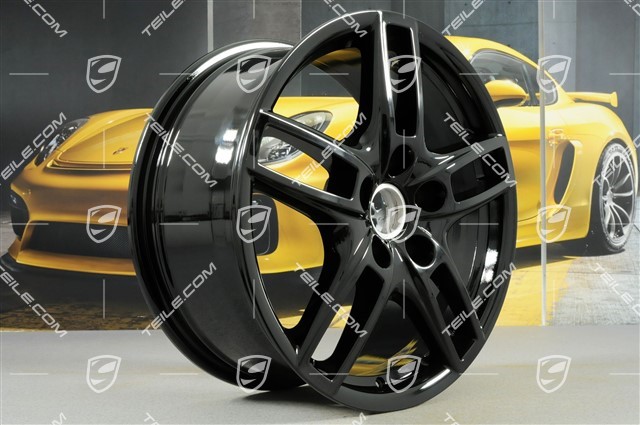 19-inch riem Turbo, 8,5J x 19 ET59, black high gloss