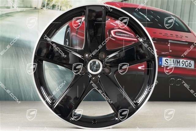 19"-inch alloy wheel Macan SportClassic, 8J x 19 ET21 + 9J x 19 ET21, black high gloss