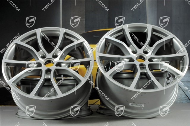 21-inch wheel rim set Cayenne ExclusiveDesign, 11J x 21 ET58 + 9,5J x 21 ET46