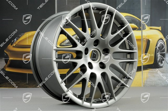 20" Felga RS Spyder Design, 9,5J x 20 ET47, Platinum satynowy mat