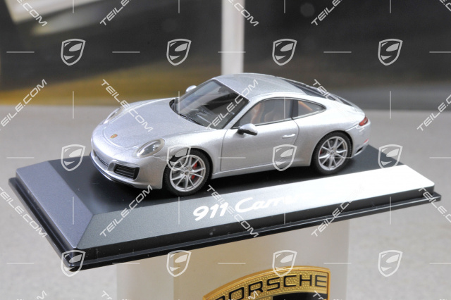 Modellauto Porsche 911 991 Carrera S Facelift 2015, Maßstab 1:43