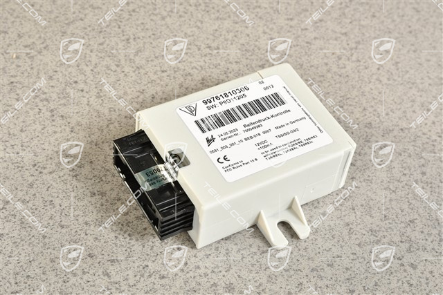 Control unit for tyre pressure control