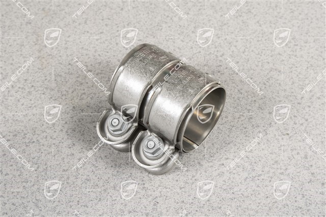 Exhaust system clamping sleeve / clamp / fitting