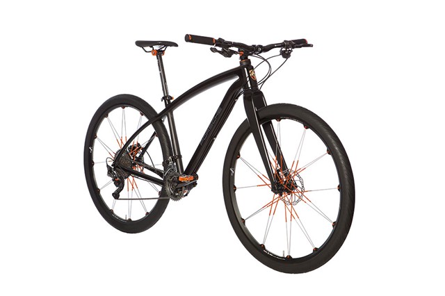 Fahrrad RS, schwarz/lavaorange, 10 kg, S