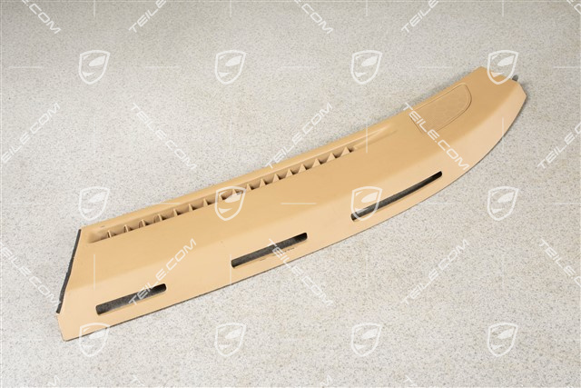 Dashboard defroster trim / cover, Sand beige, L