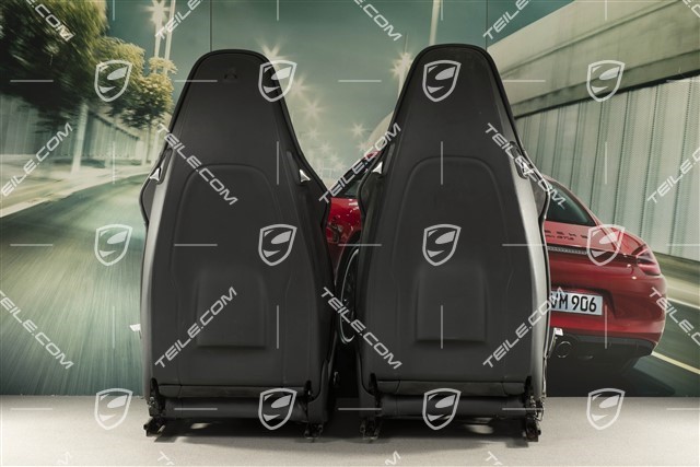 Sport Seats, el. adjustable, 18-way, heating, lumbar, ventilation, leather, black, set, L+R