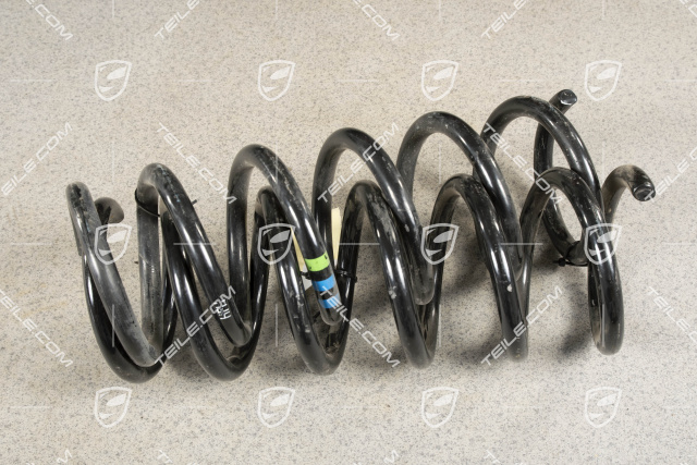 Coil spring, identification Green/Blue/Blue, L+R