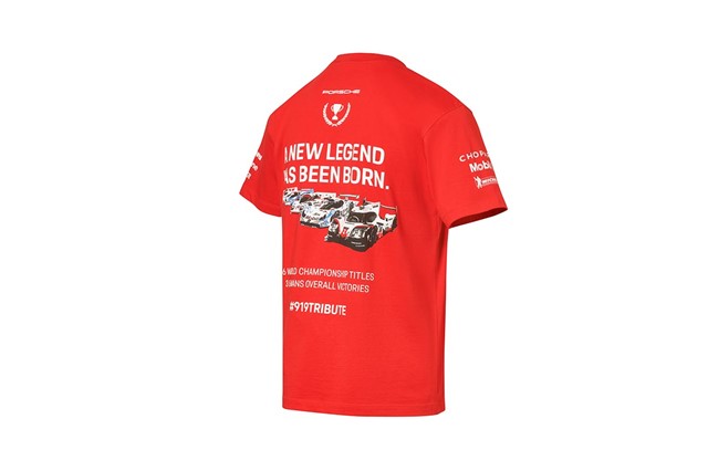 Motorsport Collektion, T-Shirt 919 Tribute, Unisex, red, XS 44/46