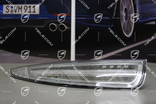 Lampy tylne przezroczyste (białe), komplet (L+R), C2 / C2S / C2GTS / GT3 / GT3RS