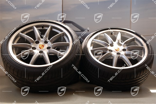 19-inch Carrera Sport summer wheel set, 8,5J x 19 ET55 + 10J x 19 ET42 + tyres