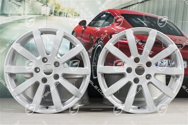 19-inch Cayenne S wheel rim set, 8,5J x 19 ET47 + 9,5J x 19 ET54