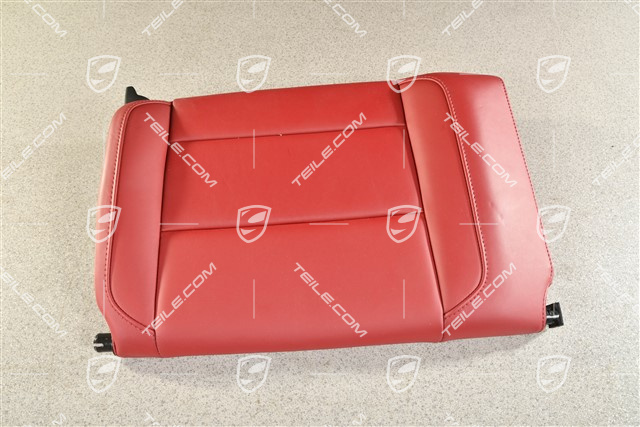 Notsitzrückenlehne / Rücksitz / Rückenlehne, Hinten, Leder, Bordeauxrot, Coupe, R