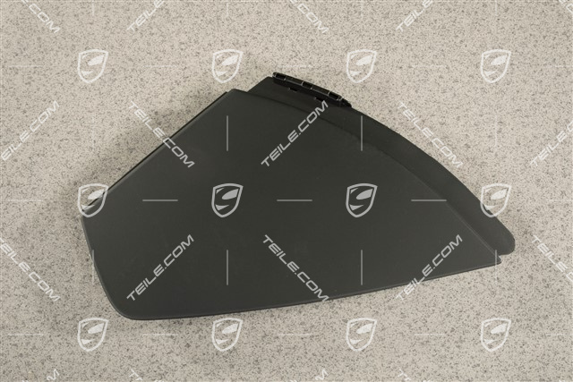 Dashboard trim lower part side cover, Black, R