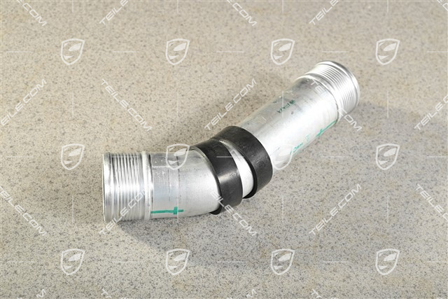 Charge air cooling system, pressure pipe, L=R