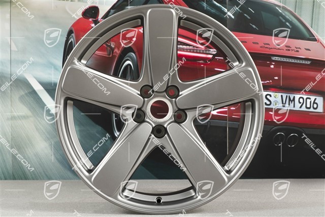 19-inch "Sport Classic" wheel rim set, rims 8,5J x 19 ET21 + 9J x 19 ET21, platinum satin mat